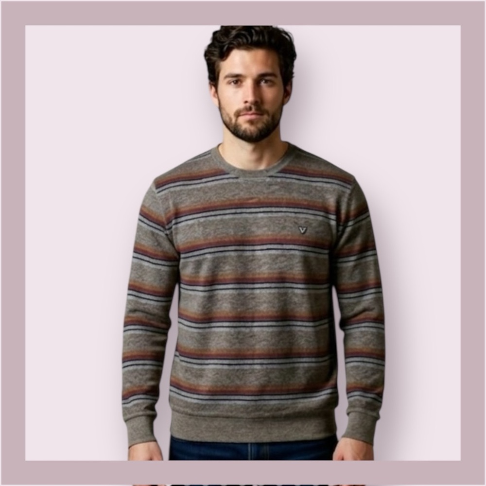 Vissla Roller Crew Dark Naval Fleece Sweater